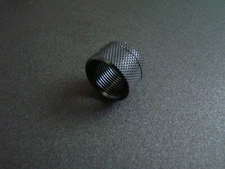 Thread protector Black oxide Steel Knurl pattern .400 long Made in the USA