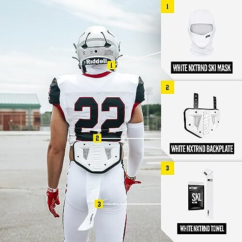 Nxtrnd SKL Football Towel, Thin Sports Towel, Dries Hands & Football