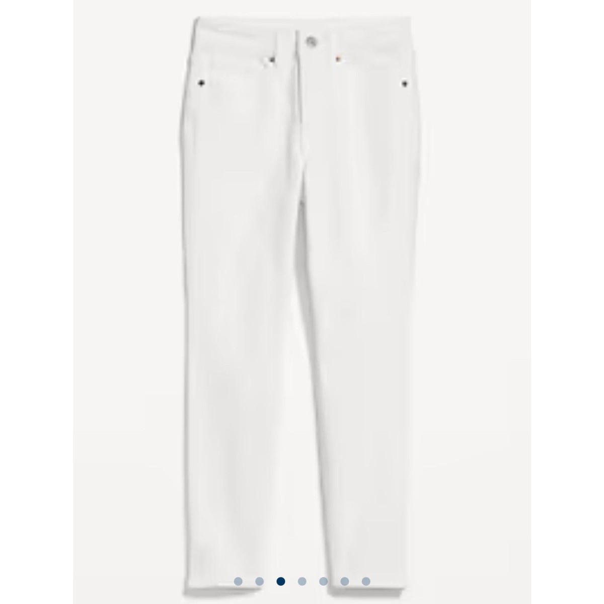 CALLIOPE Womens White Cotton Skinny Jeans Size M L30 in Regular