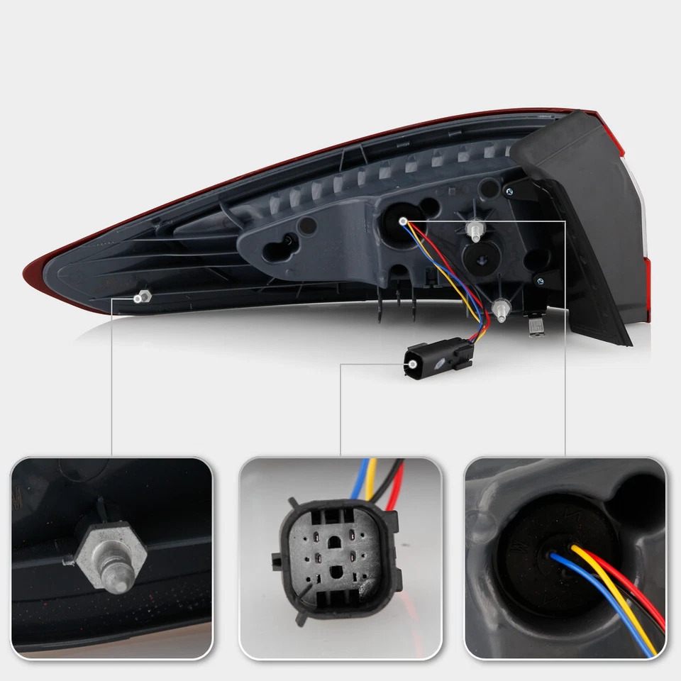 2013-2016 Ford Fusion S/SE светодиодный задний фонарь стоп-сигнал наружный правый со стороны пассажира - Изображение 4 из 4