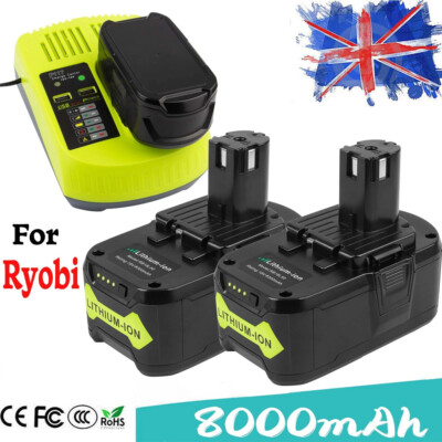 18V Lithium Battery For Ryobi P108 for ONE+ Plus RB18L40