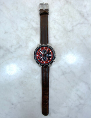 CASIO Edifice Chronograph Watch. WR 100M 5298 EFR-519 Japan Movt