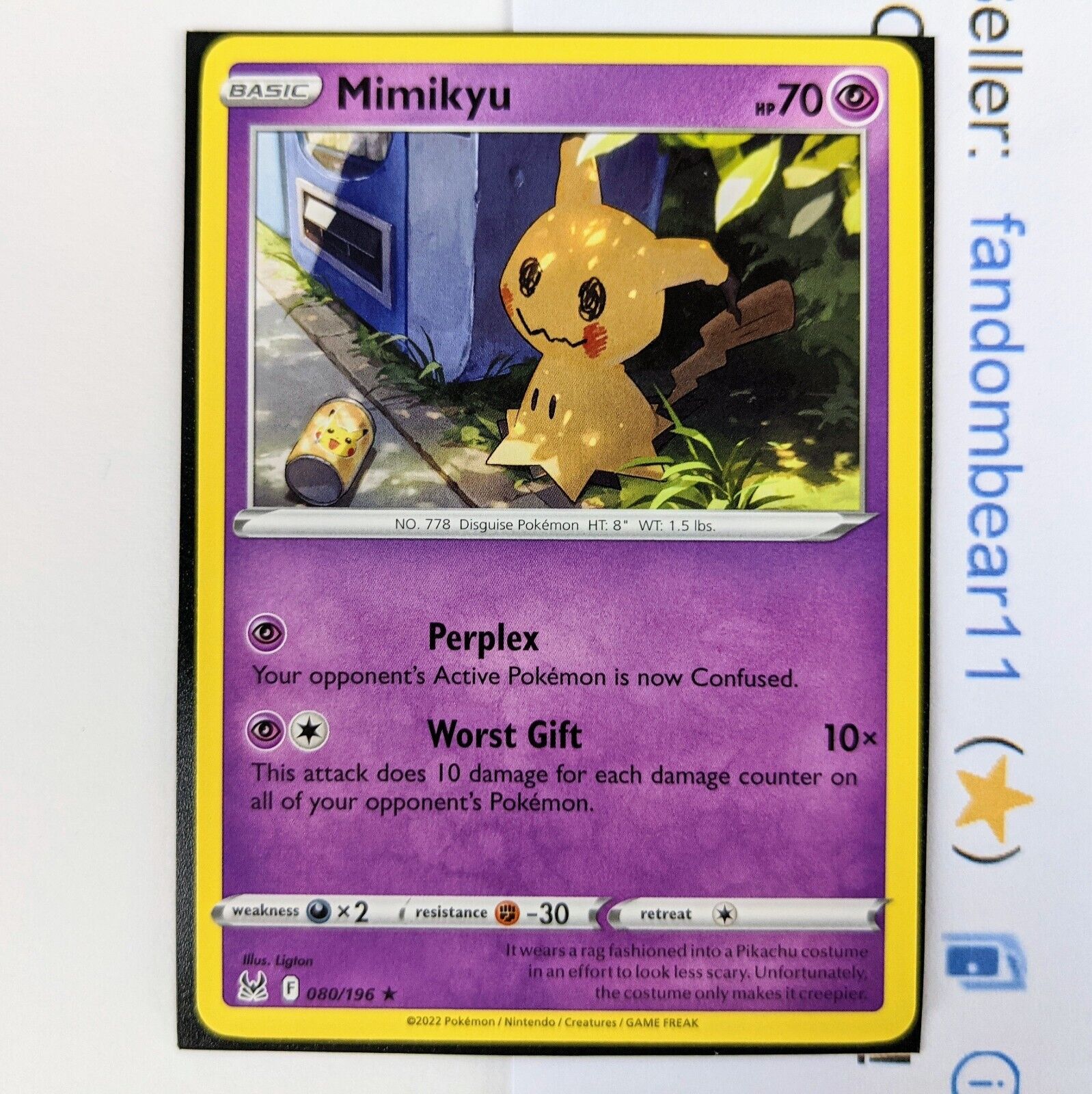 TCG Lost Abyss - #50 Mimikyu