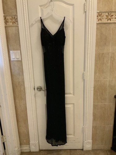 Black Scala beaded dress size 2 | eBay