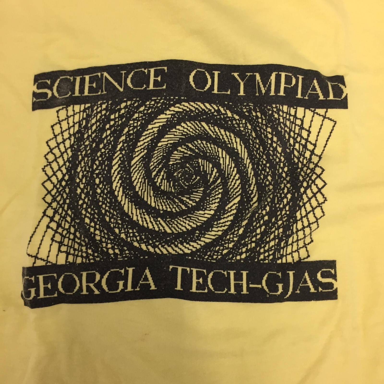 Vintage Mens Science Olympiad Tech 1980s TGJA… Gem