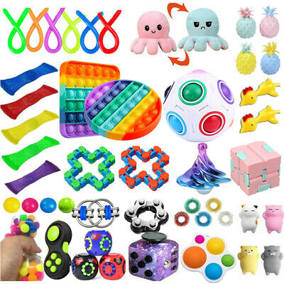 Us Fidget Toys Set Kit Sensory Tools Bundle Stress Relief Hand Toys Kids Adults Ebay