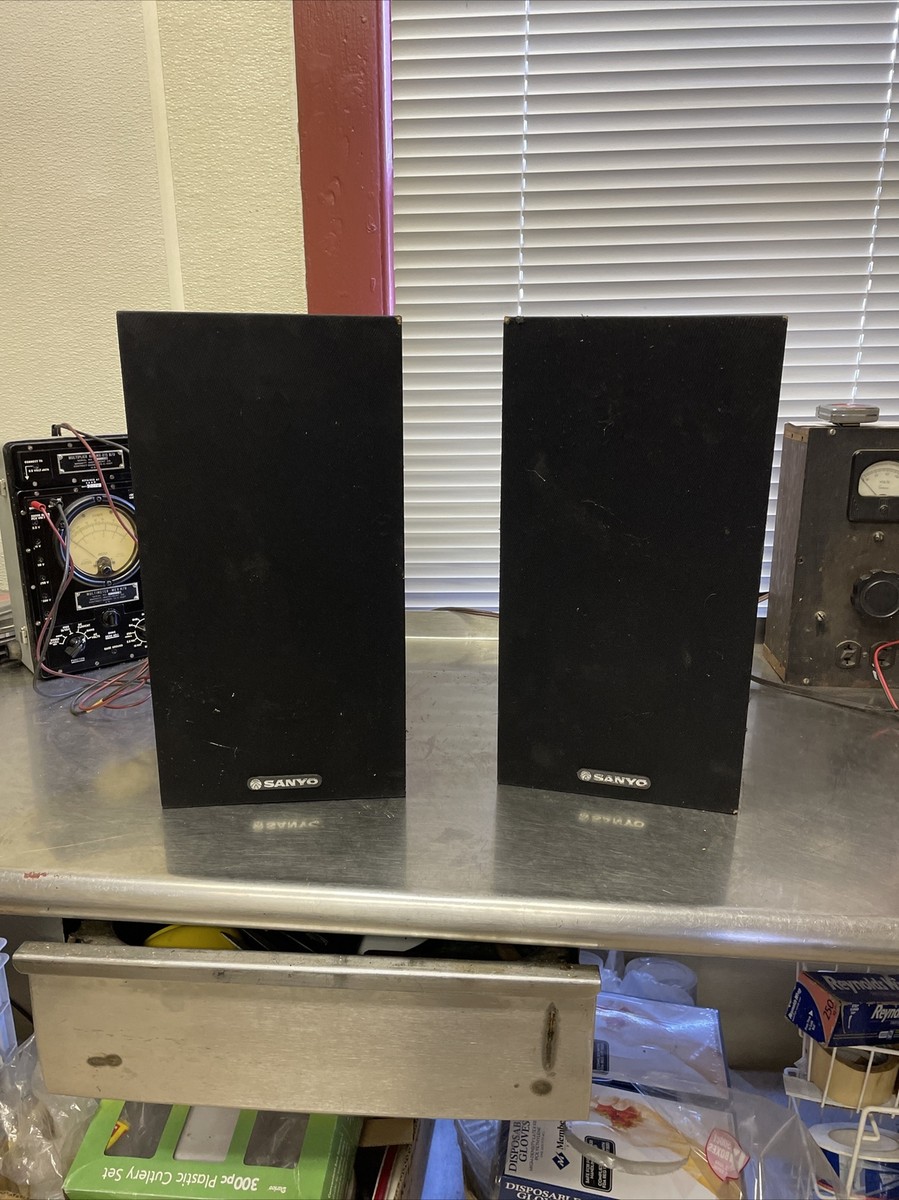 Sanyo ST-120 Vintage Speaker System TESTED | eBay