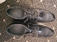 Executive Imperials Shoes Mens Size 8 B Black With Miracle Tread Heels