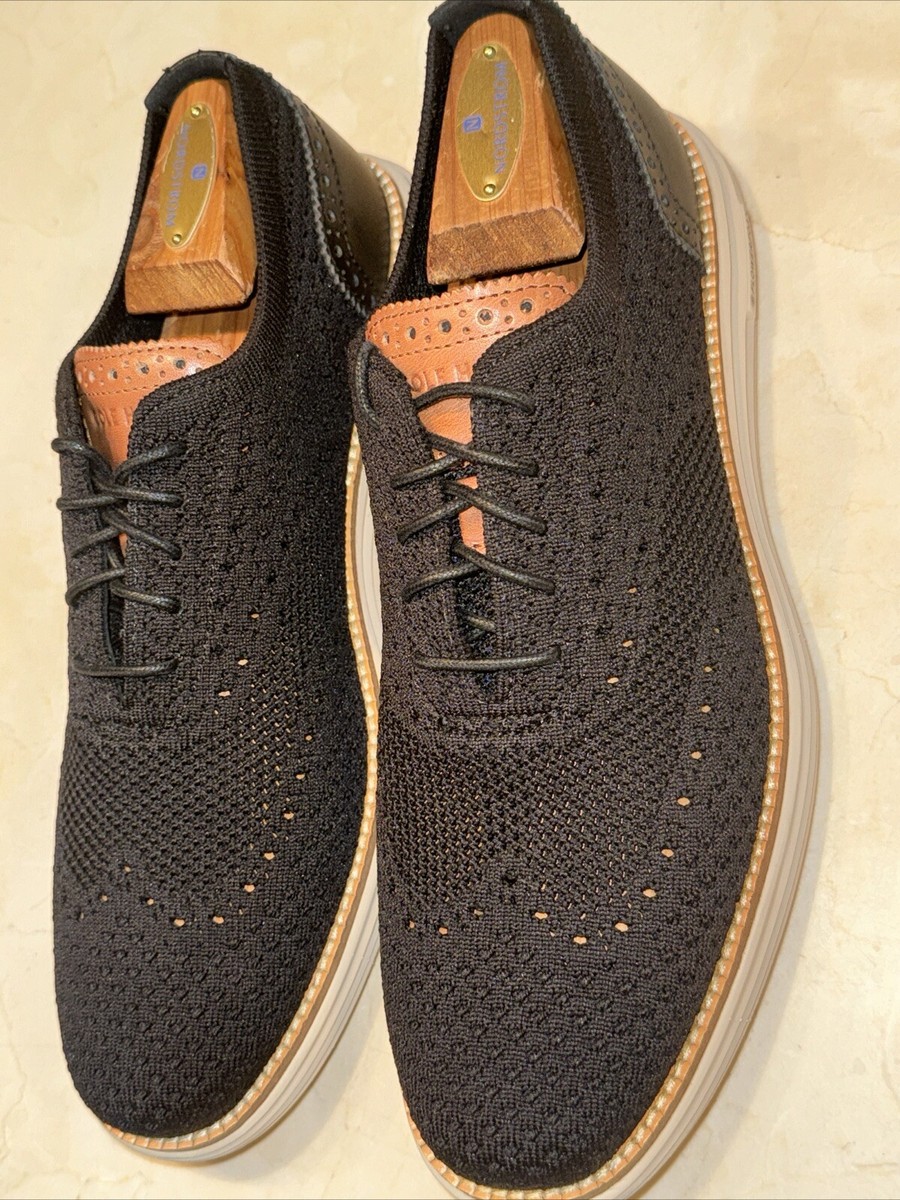 Cole Haan Shoes Mens 10.5 Black OriginalGrand Stitchlite Wingtip Oxford Dress Amazon.com | Cole Haan Men main image 3