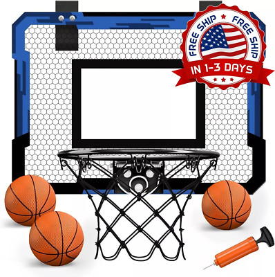 Canasta De Basquetbol Basketball Para Niños Con Bola Incluida Inflador Calidad..