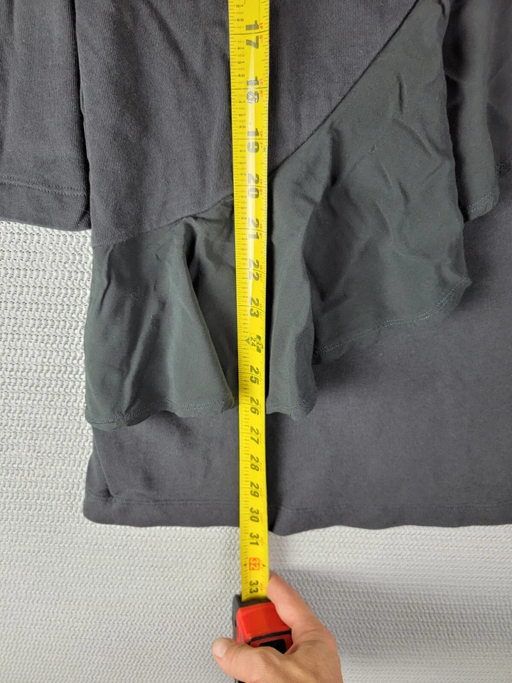 Gap Kids top t-shirt long long-sleeve size XL girls black - Image 2 of 4