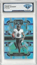 2023 Panini Select LAMAR JACKSON #7 Silver 💎 DSG 9.5 Mint+