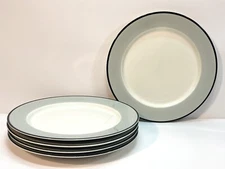 International China Company Hoteline Gray 8370 Dinner Plates Set Of 5