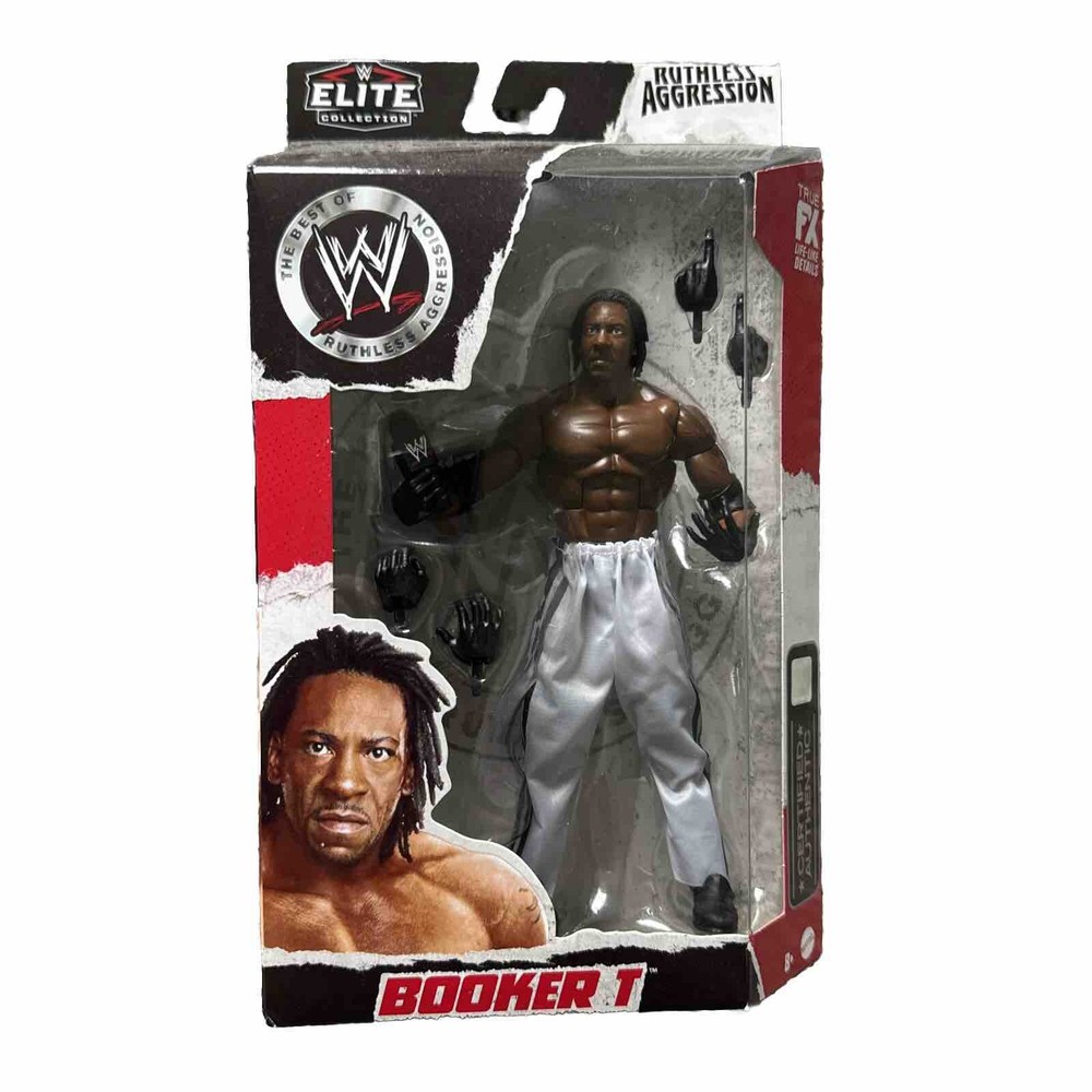 WWE Elite Collection Ruthless Aggression Booker T Action Figure