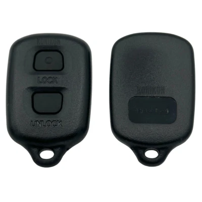 KONIKON Carcasa llave coche 2 botones mando a distancia adecuado para Toyota Auris Avensis