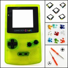 Nintendo Game Boy Color GBC Replacement Housing Shell Screen Neon BUTTONS 