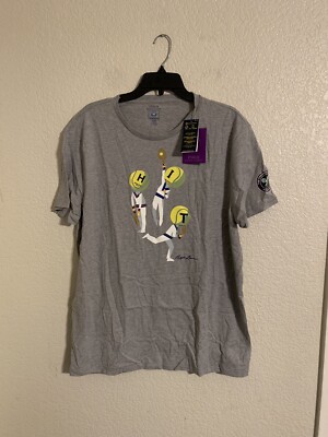 POLO Ralph Lauren WIMBLEDON 2019 Collection HIT Shirt Men's XL Grey TENNIS 