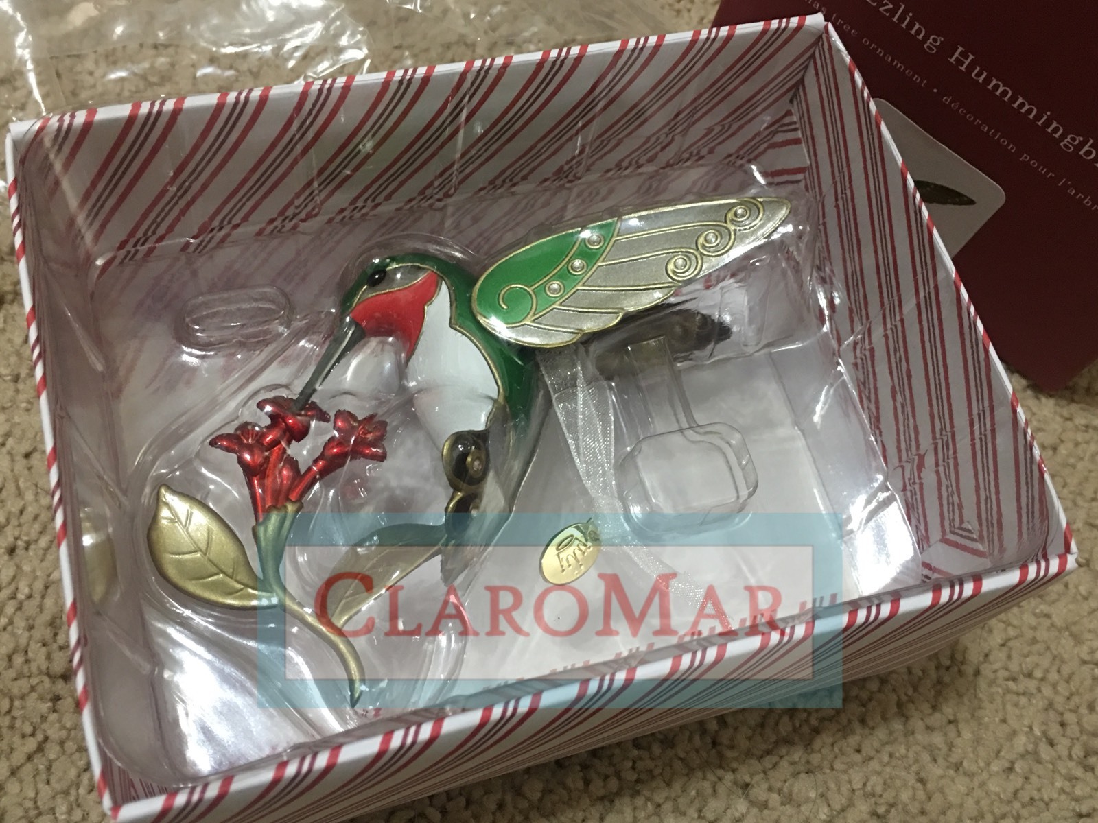 Hallmark Keepsake Dazzling Hummingbird Premium Christmas Ornament Bird New