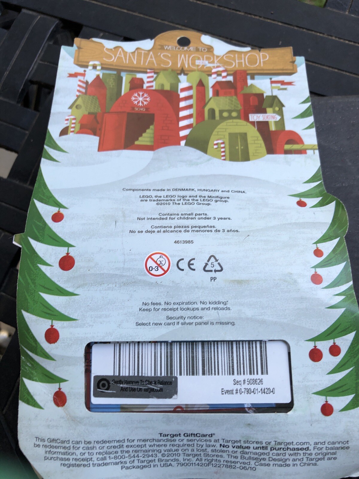 NEW LEGO BUILD-A-BULLSEYE TARGET DOG 2010 RETIRED SET 4613985 GIFT CARD X-MAS