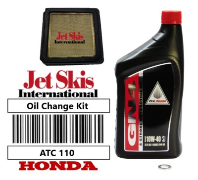 OEM Honda ATC 110 ATC110 110 ATC Oil Change Kit Oil Screen & Drain Plug Washer
