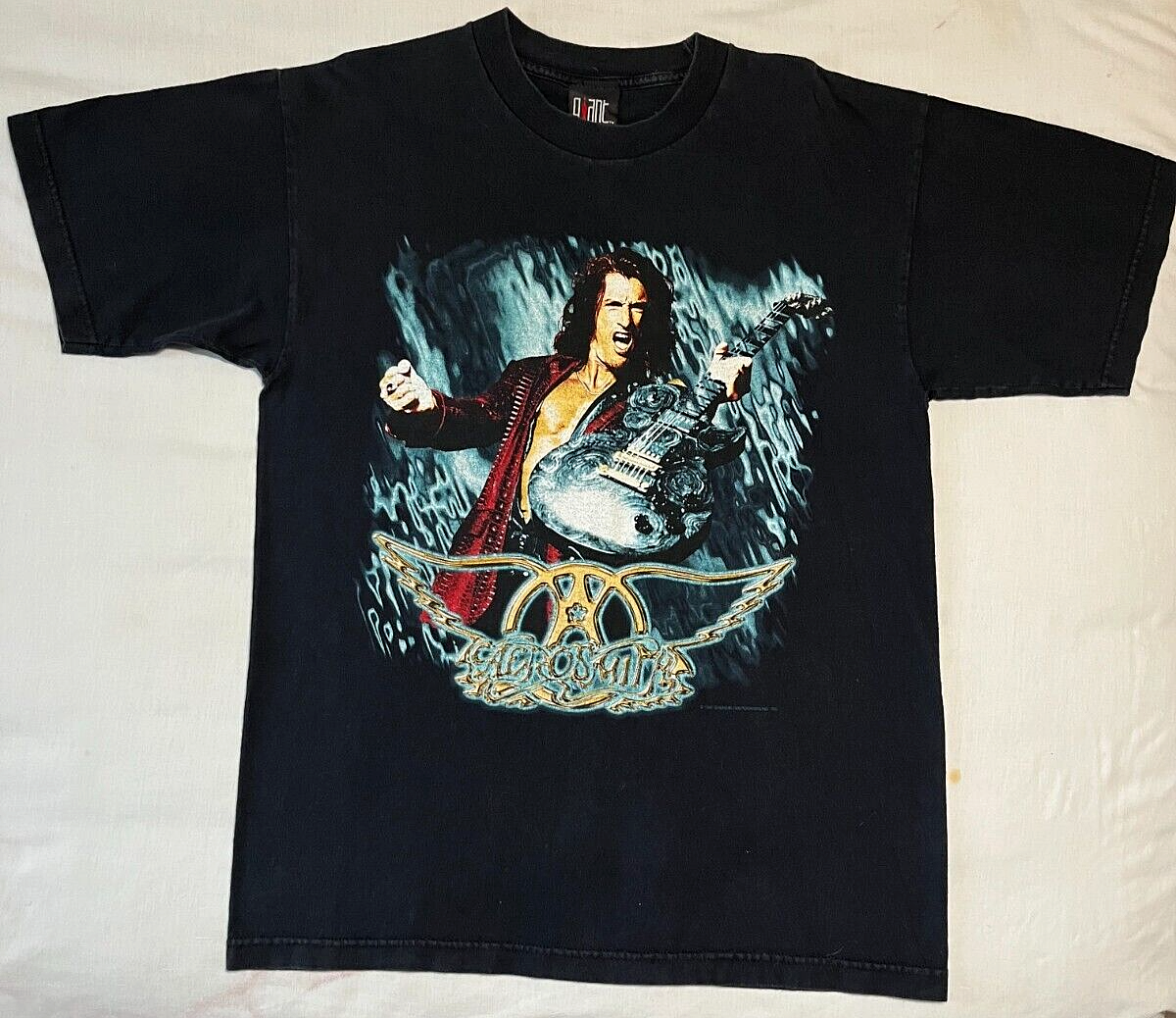 1997 AEROSMITH/ JOE PERRY Nine Lives Concert Tour T Shirt Classic