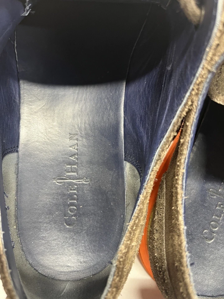 Colehaan Leather Brown/Orange Shoes Lunar Grand Men Sz 10 - Image 3 of 4