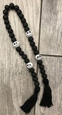 Halloween Wood Bead Garland