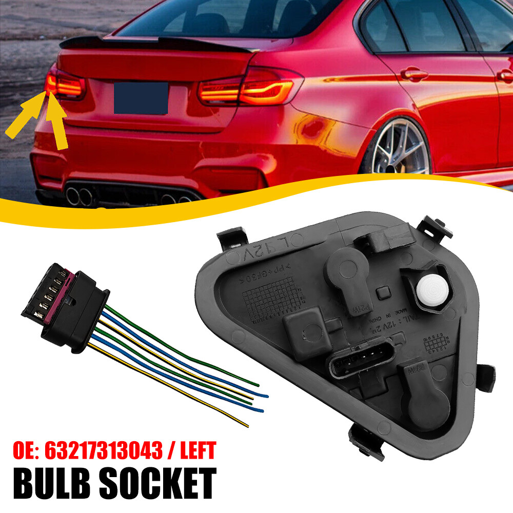 FOR BMW 320I 328I 335I TAIL LIGHT LAMP REAR PANEL LEFT BULB SOCKET