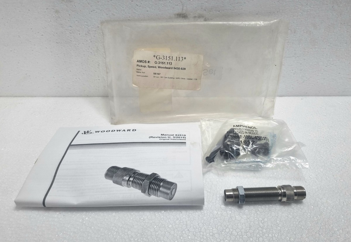 Woodward 5430-929 Pickup Speed 401029-30 MSC 04-2016 | eBay