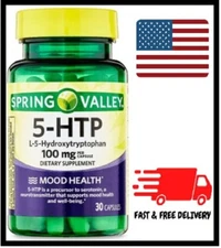 Spring Valley 5-HTP Capsules, 100 mg, 30 Count