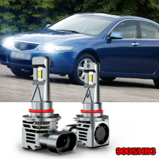 Fit Honda Accord 2003-2007 Led Headlight 2x Bulbs White High Beam 9005 Hb3 6000k