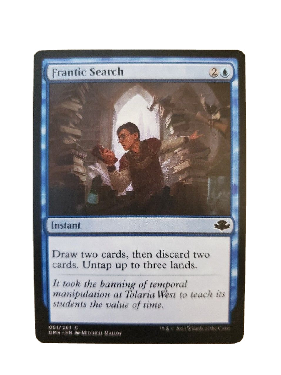 1x Frantic Search Dominaria Remastered MTG Magic the Gathering NM