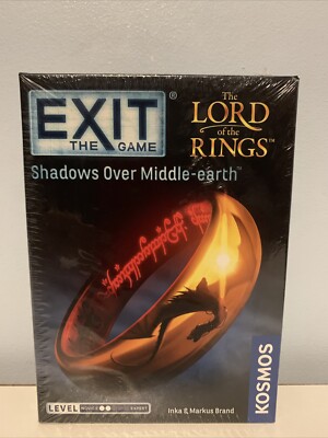 EXIT THE GAME ''The Lord of the Rings'' SHADOWS OVER MIDDLE EARTH GAME NEW IN BOX