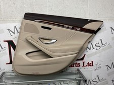 MERCEDES BENZ W222 S CLASS 2016 REAR INTERIOR DOOR CARD / PANEL RIGHT SIDE