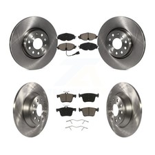 Front Rear Disc Brake Rotors And Ceramic Pads Kit For Audi TT Quattro K8C-100876
