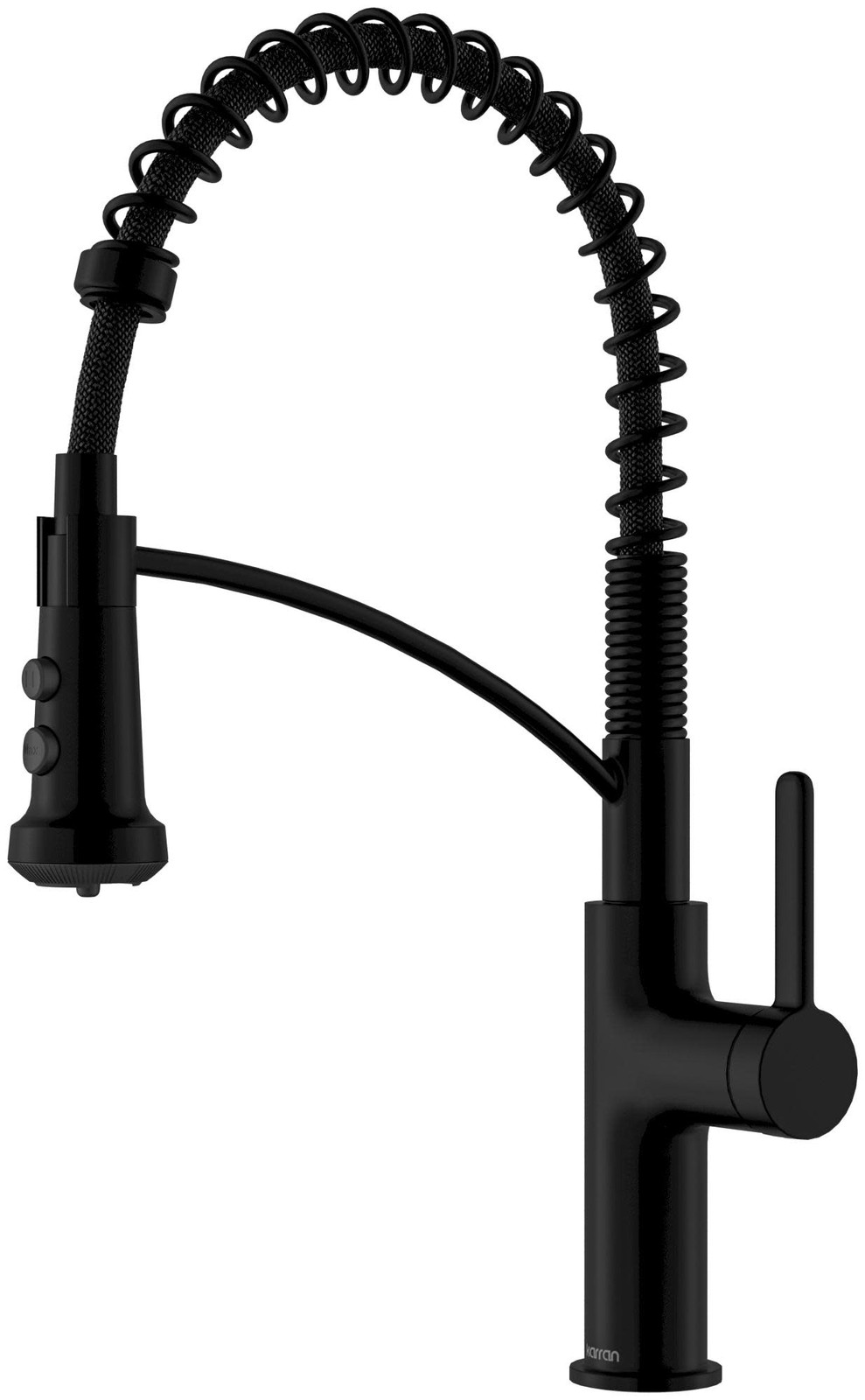 Karran USA KKF740 Scottsdale 1.8 GPM 1 Hole Pull Down Kitchen - Black