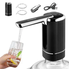 5 Gallon Water Pump Dispenser – Rechargeable & Foldable Electric Water Jug Pu...