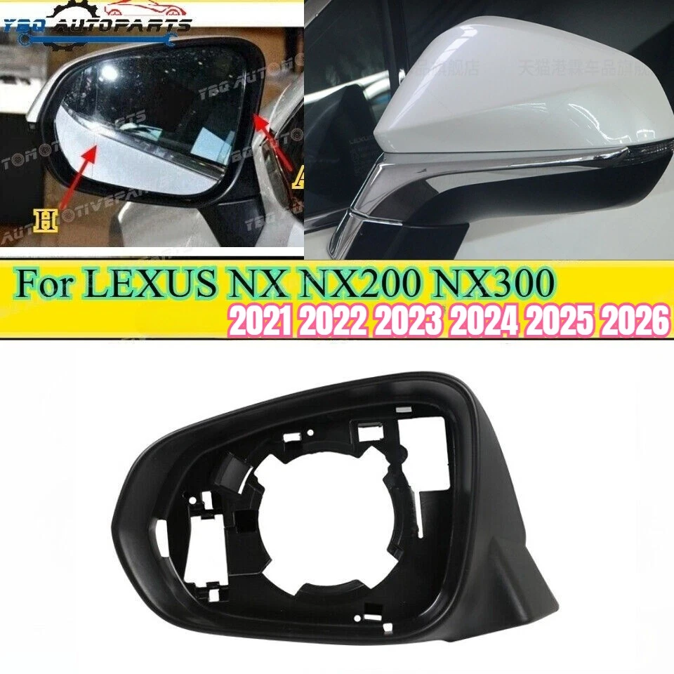 🔥 Driver Wing Left Side Mirror Frame for For Lexus RX350h RX350 2021 - 2022