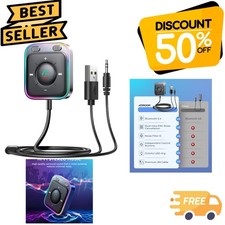 Advanced Bluetooth AUX Adapter for Car – Noise Cancellation, Easy to Use, 2026