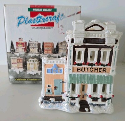 California Creations BUTCHER SHOP & ICE SE188 Creative Crafts Village House