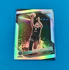 2025 Panini WNBA Prizm MEGAN GUSTAFSON Aces SILVER PRIZM REFRACTOR