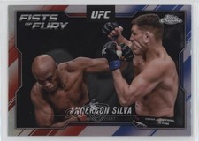 2025 Topps Chrome UFC Fists of Fury Anderson Silva #FOF-12 1n2k
