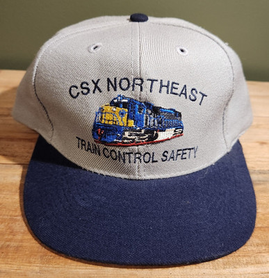 Vintage CSX Railroad Train Control Safety Hat - Otto Cap