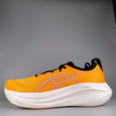 Asics GEL-Nimbus 27 Men's 12 Amber Neutral Pink Running Shoes Athletic Sneakers