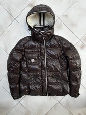 Moncler Vintage Women’s Nylon Branson Down Jacket Brown Puffer Size L (4)