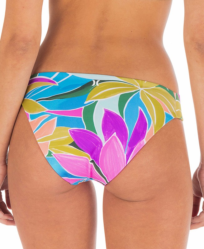 Hurley Women's Juniors' Max Isla Side-Tab Bikini Bottoms (Violet, X-Large) image 3