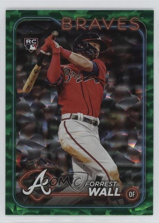 2024 Topps Series 2 Green Foil 388/499 Forrest Wall #391 Rookie RC 1n0y