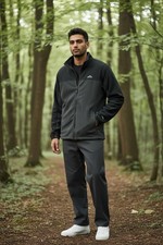 Mens Fleece Jacket Full Zip Winter Jackets Lightweight Warm Outdoor Hiking Coats