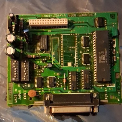 OKI Through Hole Double-Sided PCB N312929 REV-12 2 Rows 25 Tie-Points 5V