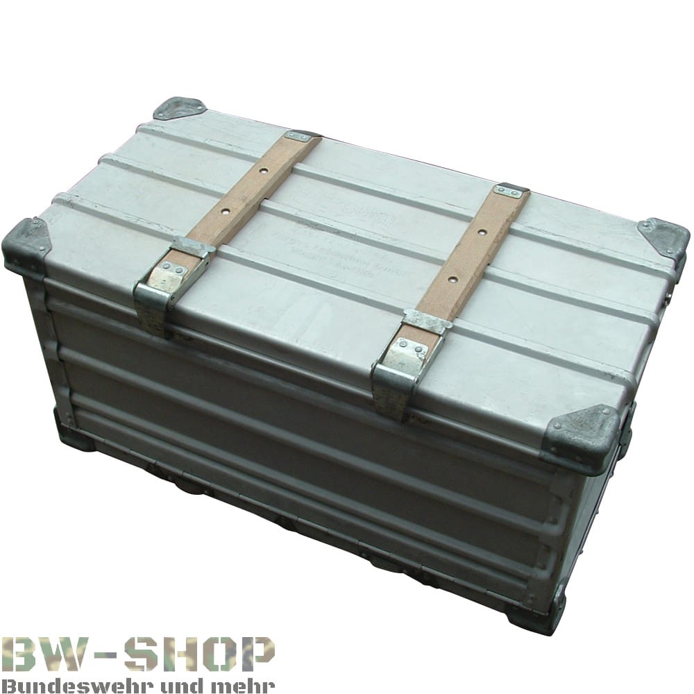 ORIGINAL BUNDESWEHR TRANSPORTBOX 130L ZARGES ALU BOX FALTBOX BW TRANSPORTKISTE